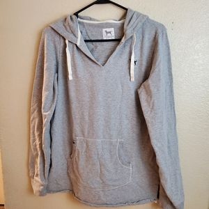 The Black Dog Gray Hoodie Cozy Pullover Sweatshirt Sweater